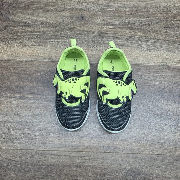 Bundle of Carters Toddler Boy Dinosaur/Gray Shoes SIZE: 11 - Picture 2 of 14